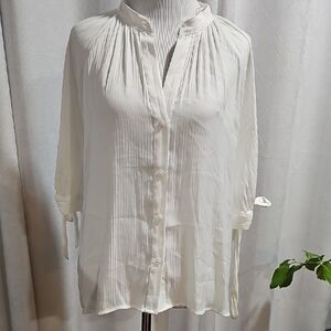 H&M Classic White Blouse